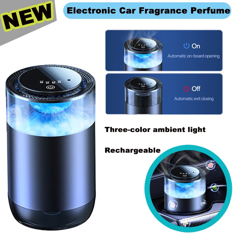 Experience the Refreshing Ambiance of Your Car with Our Smart Rechargeable Air Freshener and Fragrance Diffuser