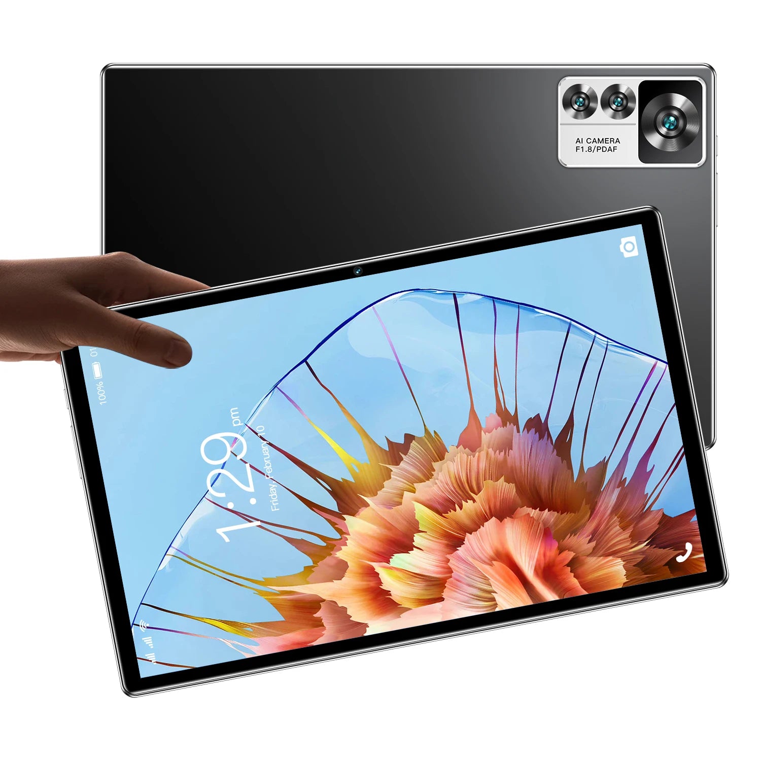 2025 New Cheap PAD 8*8 CPU Battery 4000Mah Type-C USB 3.5 Headphone Interface 10.1-Inch HD Dual SIM Dual Standby Tablet Computer
