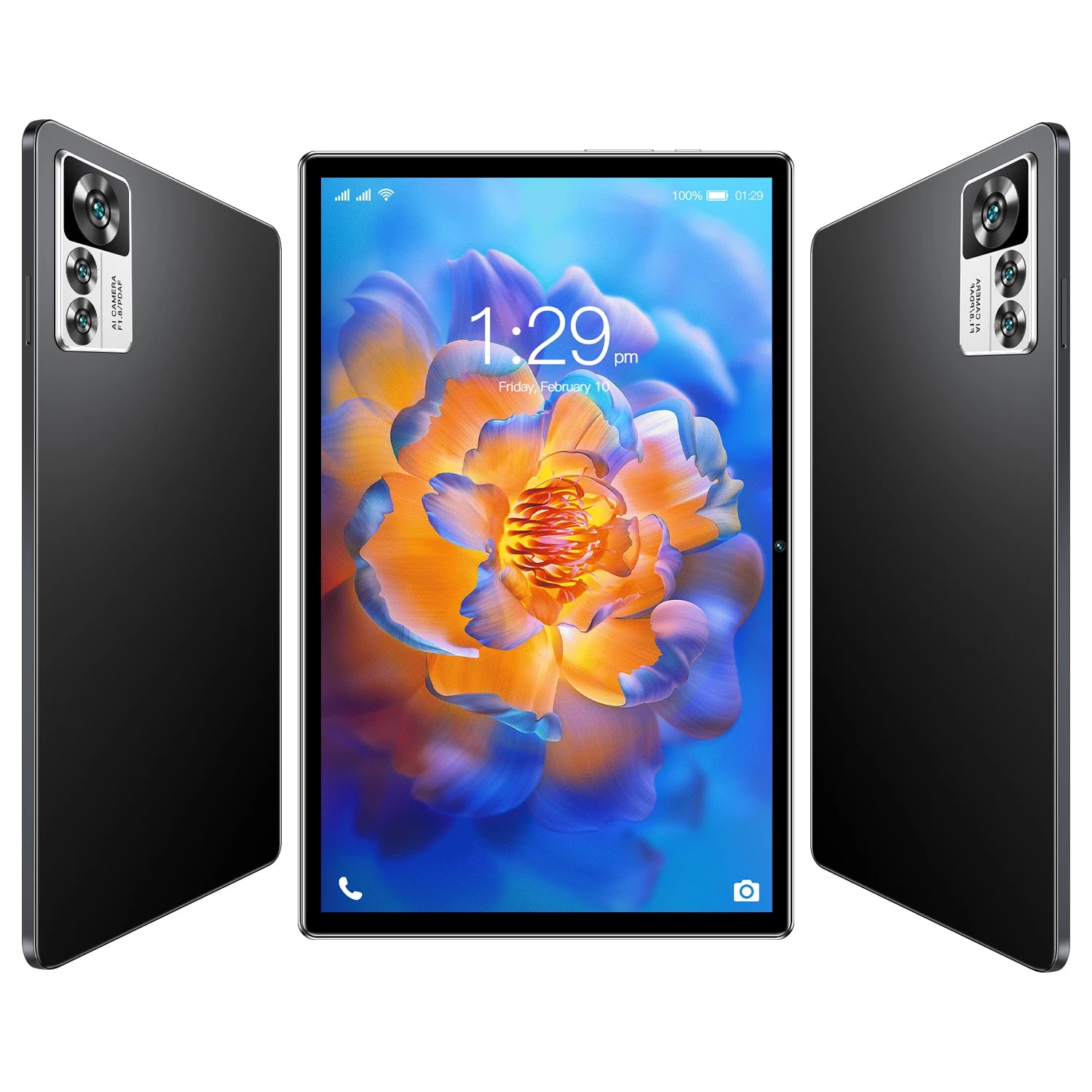 2025 New Cheap PAD 8*8 CPU Battery 4000Mah Type-C USB 3.5 Headphone Interface 10.1-Inch HD Dual SIM Dual Standby Tablet Computer