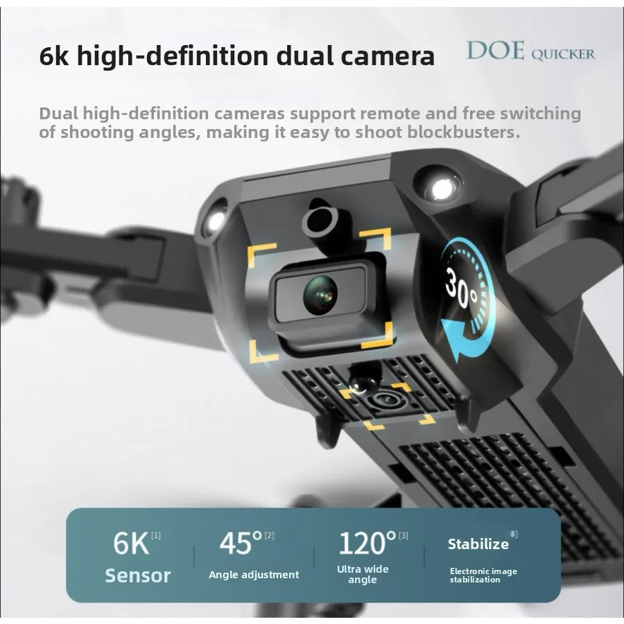 New 4DRC V23 Mini Drone 6K Professinal with Wide Angle HD Dual Camera Wifi FPV Obstacle Avoidance Quadcopter RC Dron Gift